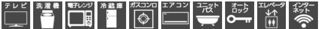 家具家電・オートロック・エレベーター付き